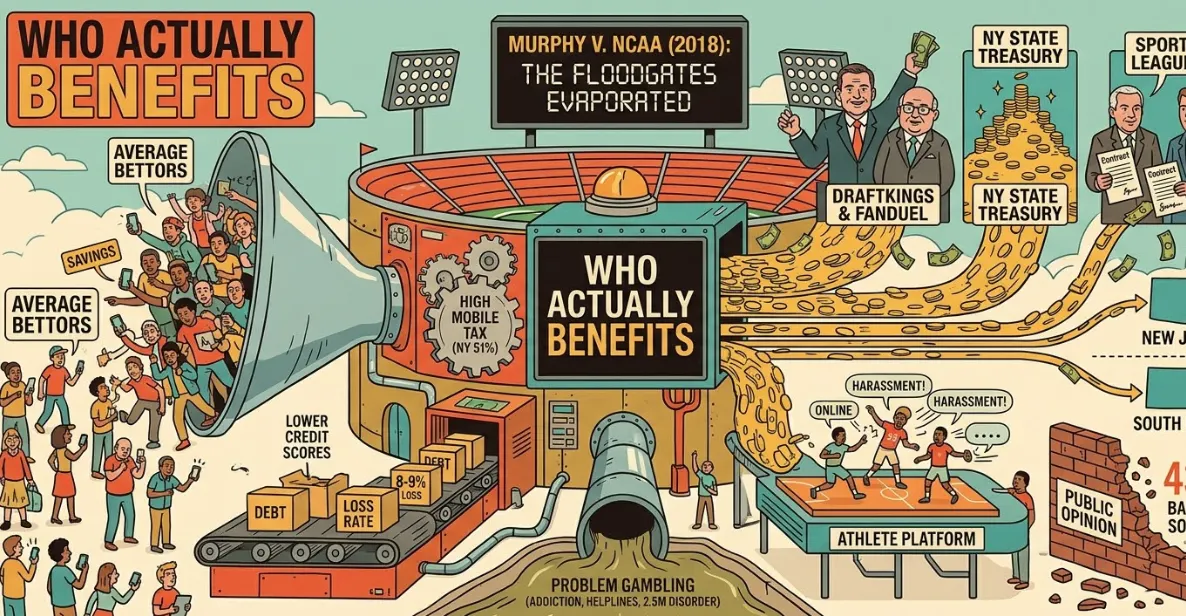 Legal Sports Betting Was Supposed to Be Good for Everyone. The Data Says Otherwise